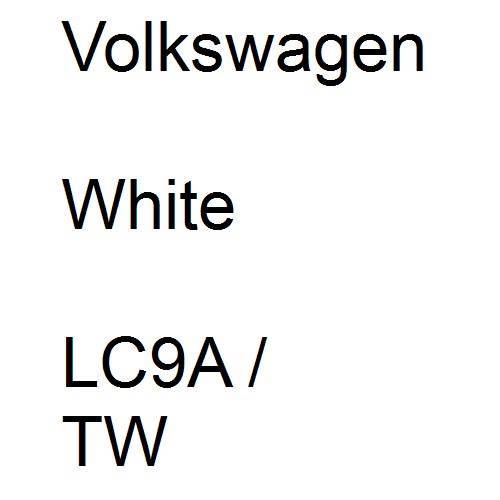 Volkswagen, White, LC9A / TW.